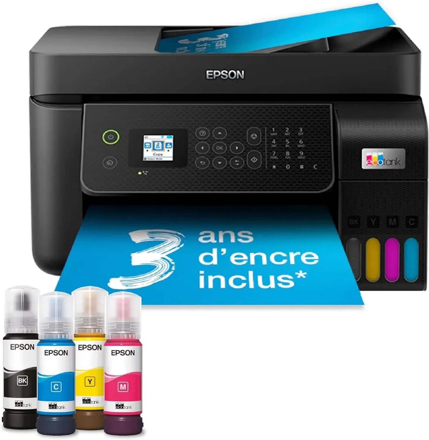 Imprimante multifonction A4 Wi-Fi EcoTank ET-4800 avec encre pour 3 ans