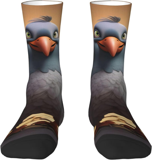 Chaussettes de sport – unisexe, à motifs, style dessin animé, motif animal